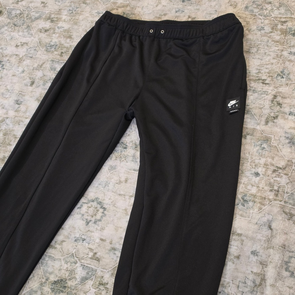Nike Air Mens XXL Black Track Pants Straight Leg Joggers DA0237-010